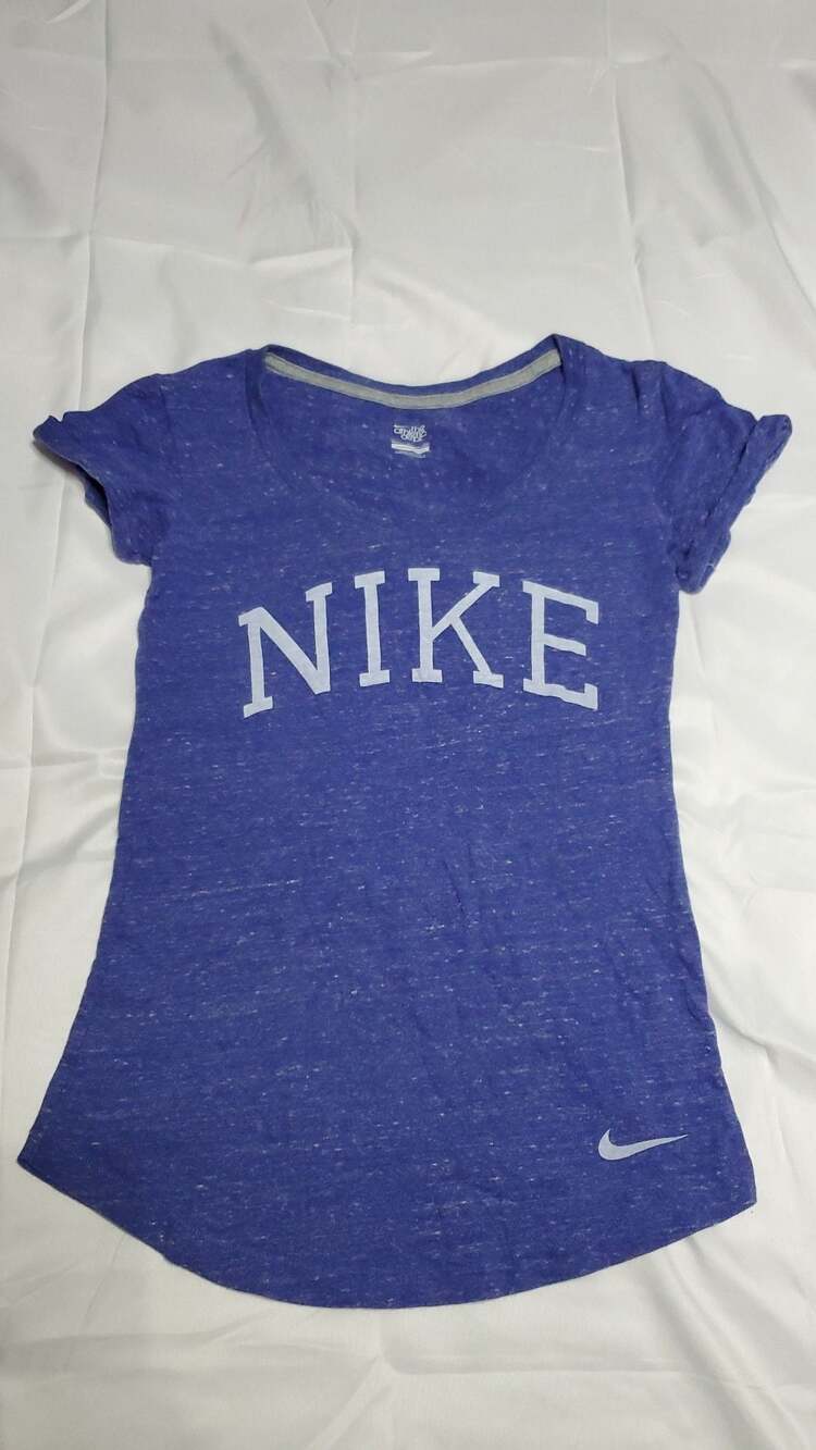 Nike Women's The Athletic Dept. Heathered Purple Graphic T-Shirt